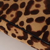 Fendi Cheetah Ponyhair Zip Twin Small Tote
