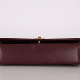 Chanel 2017 Dark Bordeaux Sheepskin Medium Mademoiselle Flap