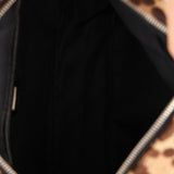 Fendi Cheetah Ponyhair Zip Twin Small Tote