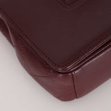 Chanel 2017 Dark Bordeaux Sheepskin Medium Mademoiselle Flap