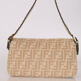 Fendi Wool Zucca Selleria Baguette