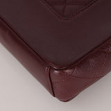Chanel 2017 Dark Bordeaux Sheepskin Medium Mademoiselle Flap