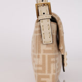 Fendi Wool Zucca Selleria Baguette