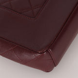 Chanel 2017 Dark Bordeaux Sheepskin Medium Mademoiselle Flap