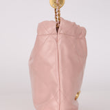 Chanel 2022 Pale Pink Calfskin Mini Hobo
