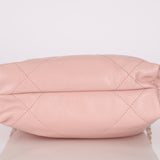 Chanel 2022 Pale Pink Calfskin Mini Hobo