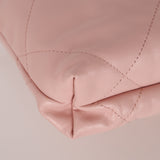 Chanel 2022 Pale Pink Calfskin Mini Hobo
