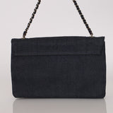 Chanel 2001 Denim Chocolate Bar Reissue Shoulder Bag