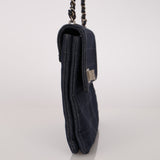 Chanel 2001 Denim Chocolate Bar Reissue Shoulder Bag