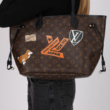 Limited Edition Louis Vuitton 2016 Monogram My World Tour Neverfull MM with Pouch