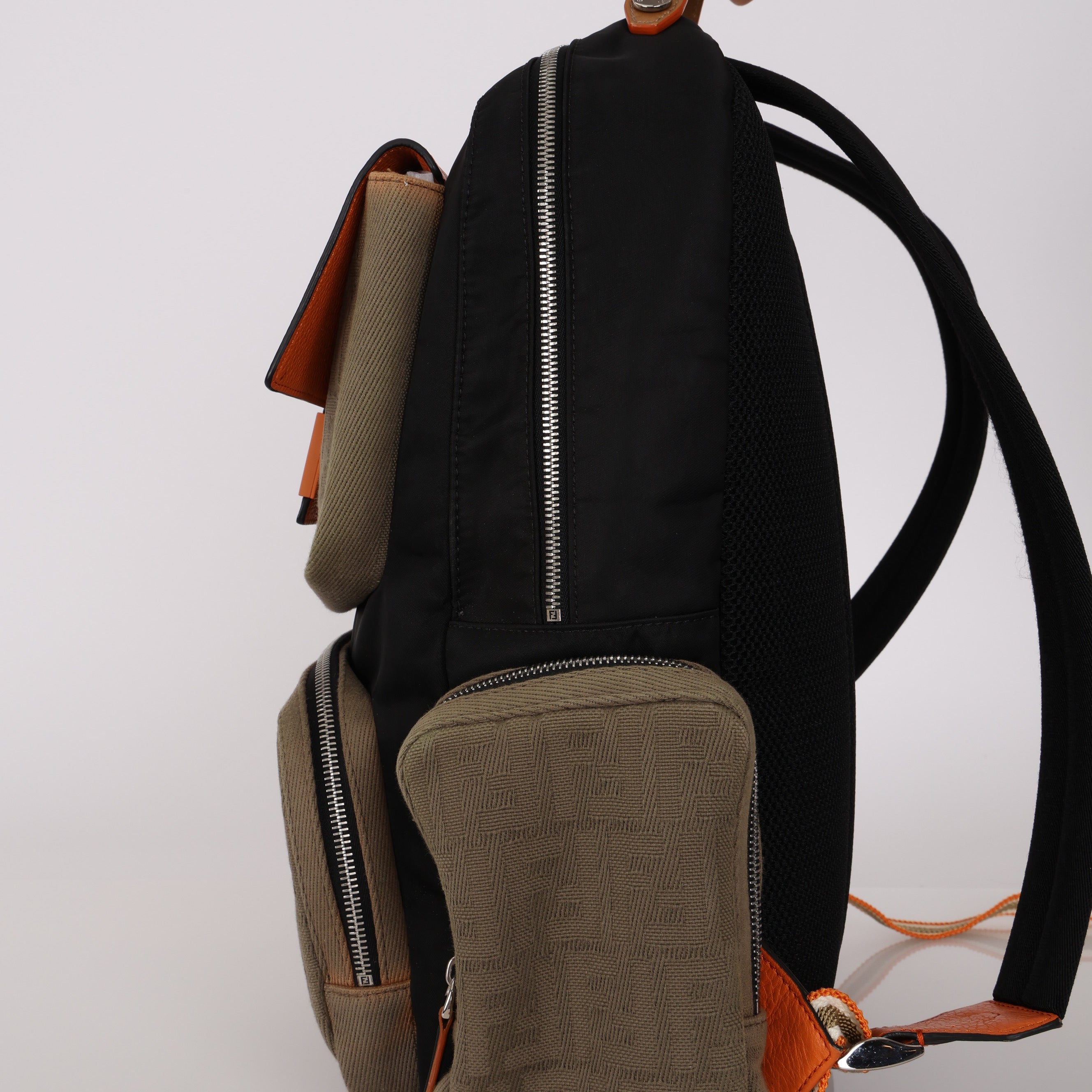 Fendi Zucca Explorer Multibag Baguette Backpack