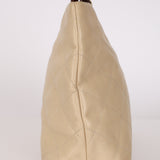 Chanel 1996 Vanilla Caviar Wooden Handle Shopper Tote