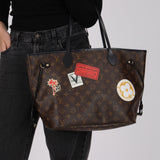 Limited Edition Louis Vuitton 2016 Monogram My World Tour Neverfull MM with Pouch