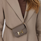 Hermès 2022 Etain Epsom Constance Slim Wallet GHW