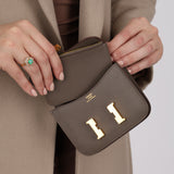 Hermès 2022 Etain Epsom Constance Slim Wallet GHW