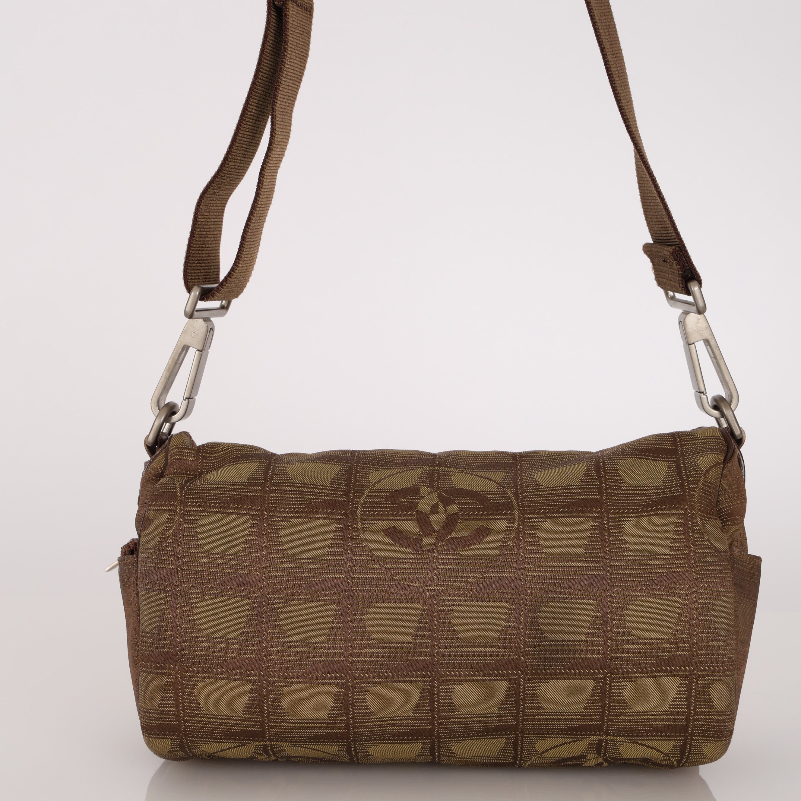 Chanel 2003 Taupe Barrel Bag