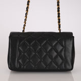 Ultra-Rare Chanel 1995 Caviar Small Diana Bag 24K GP