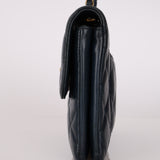 Chanel 2014 Navy Medium Lambskin Trendy CC Single Flap