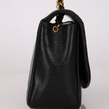 Ultra-Rare Chanel 1995 Caviar Small Diana Bag 24K GP