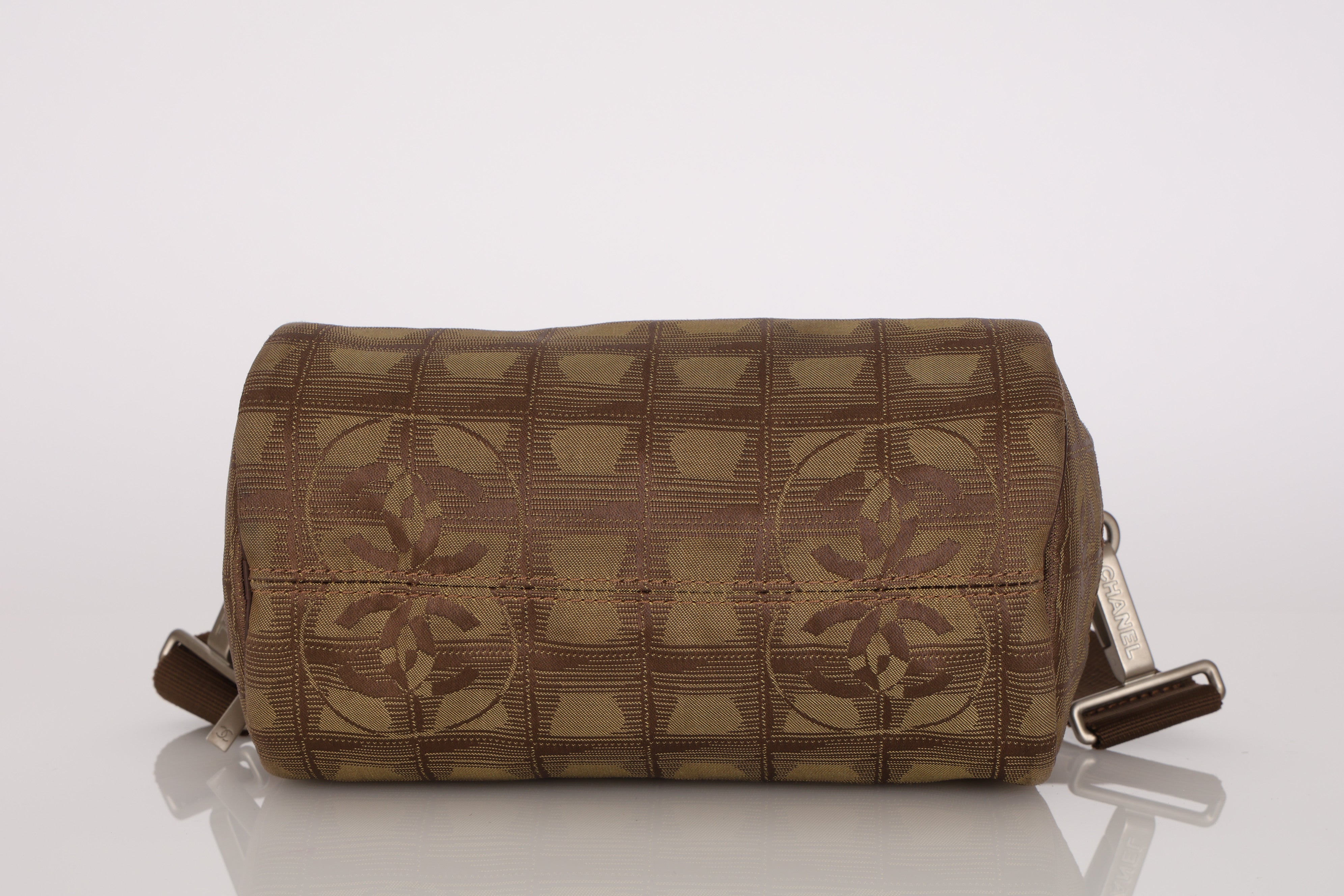Chanel 2003 Taupe Barrel Bag