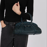 Christian Dior 2006 Dark Teal My Dior Frame Bowling Bag