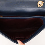 Chanel 2014 Navy Medium Lambskin Trendy CC Single Flap