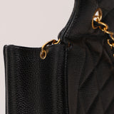 Ultra-Rare Chanel 1995 Caviar Small Diana Bag 24K GP