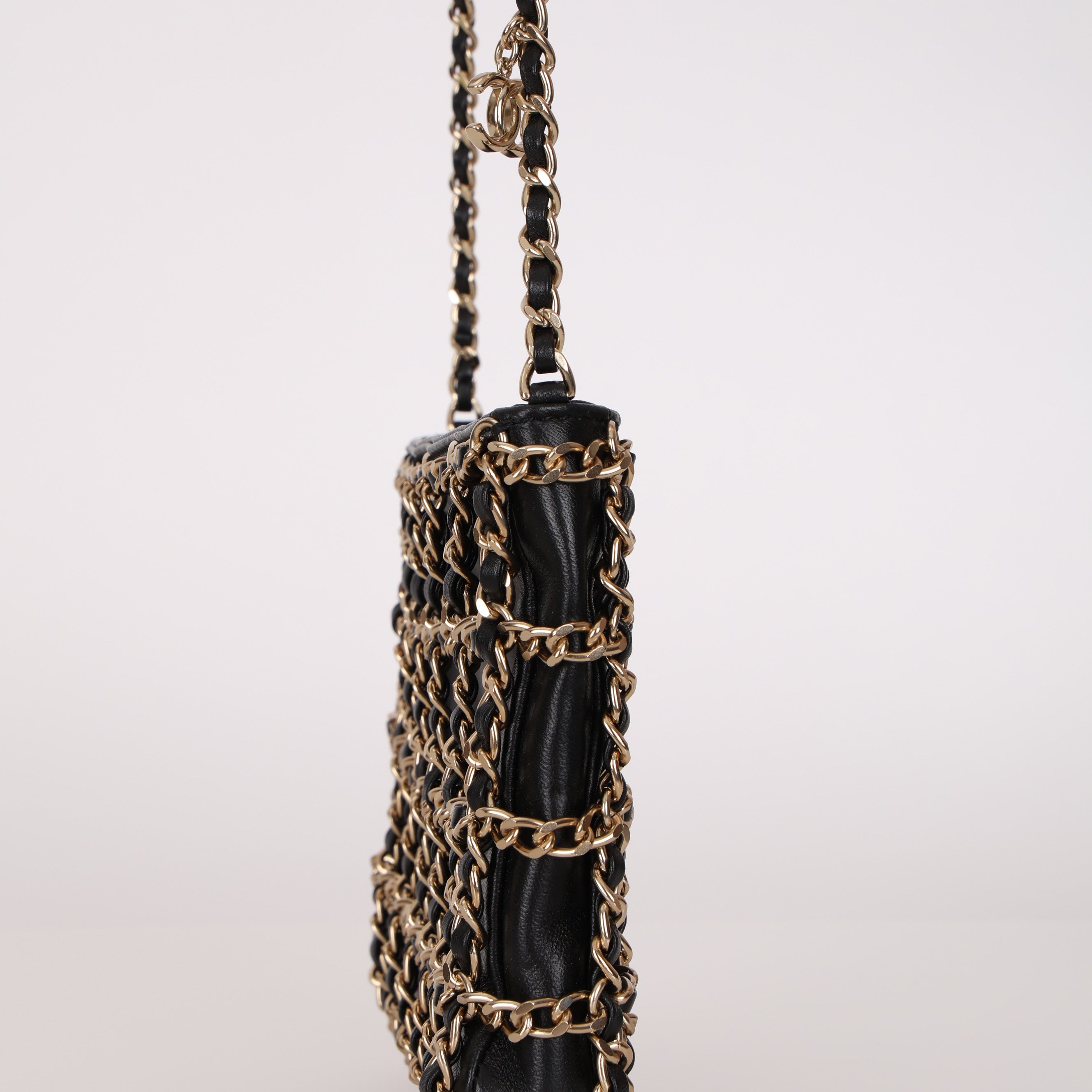 Chanel 2020 Chained Caged Shoulder Bag