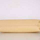 Chanel 2005 Light Butter Yellow Caviar Timeless Tote 24K GP