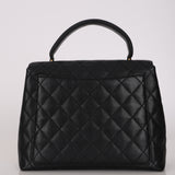 Chanel 1996 Caviar Jumbo Turnlock Kelly 24K GP