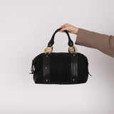 Gucci Black Monogram Canvas Joy Boston Bag