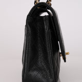 Chanel 2003 Caviar Medium Double Flap 24K GP