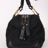 Gucci Black Monogram Canvas Joy Boston Bag
