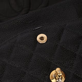 Chanel 2003 Caviar Medium Double Flap 24K GP