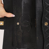 Chanel 2003 Caviar Medium Double Flap 24K GP