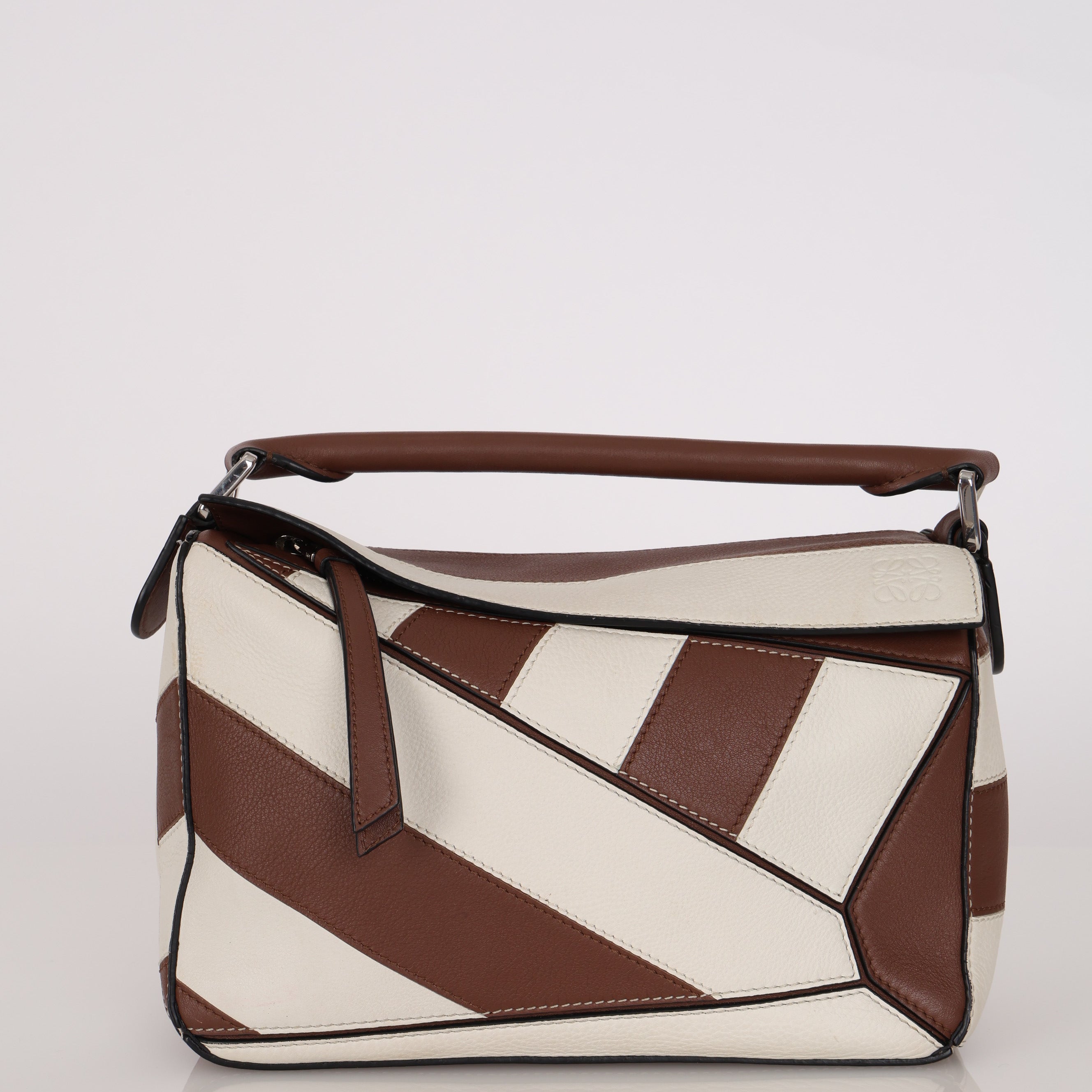 Limited Edtion Loewe Small Rugby Striped Puzzle Bag