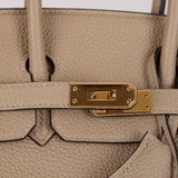 Hermès Birkin 25 Gris Tourterelle Togo 2018 GHW