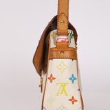 Limited Edition Louis Vuitton x Takashi Murakami White Sologne Crossbody