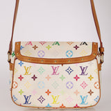 Limited Edition Louis Vuitton x Takashi Murakami White Sologne Crossbody