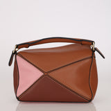 Loewe Tricolor Pink Mini Puzzle Bag