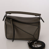 Loewe Mini Khaki Green Puzzle Bag