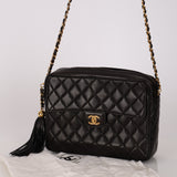 Chanel 1995 Lambskin Front Pocket Camera Bag 24K GP