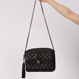 Chanel 1995 Lambskin Front Pocket Camera Bag 24K GP