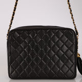 Chanel 1995 Lambskin Front Pocket Camera Bag 24K GP