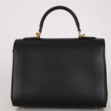 Balenciaga 2023 Small Box Leather Money Top Handle Bag