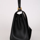 Balenciaga 2023 Small Box Leather Money Top Handle Bag