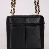 Chanel 2023 Lambskin Turnlock Mini Vanity Bag