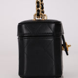 Chanel 2023 Lambskin Turnlock Mini Vanity Bag