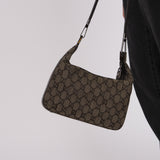 Gucci Pleated GG Nylon Shoulder Bag