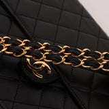 Chanel 1998 Lambskin Push-Pin Square Single Flap 24K GP
